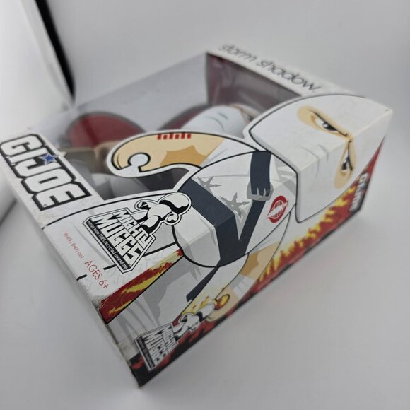 2008 Hasbro Mighty Muggs G.I. Joe Storm Shadow‎ with Sword Vinyl Figure NEW - Picture 5 of 8